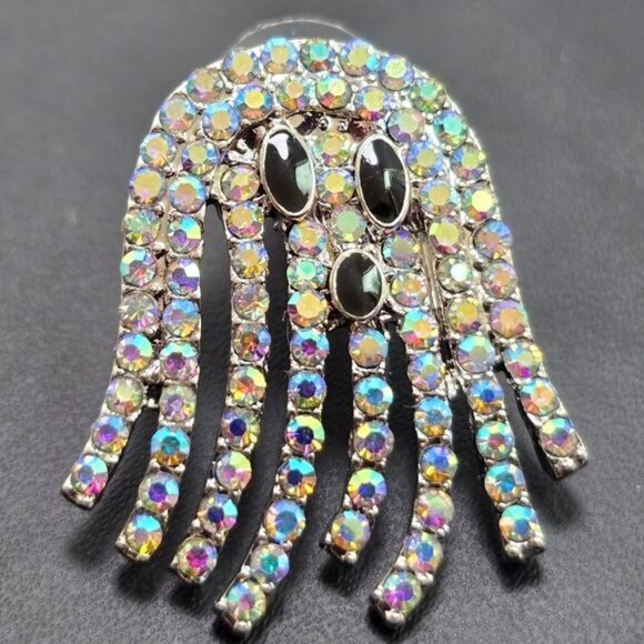 🎃 Sparkly Rhinestone Ghost Earrings (NWOT) - Picture 3 of 6